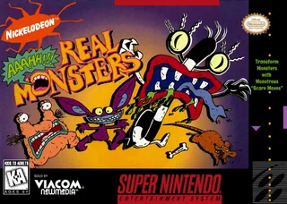 Capa de Aaahh!!! Real Monsters (EUA)
