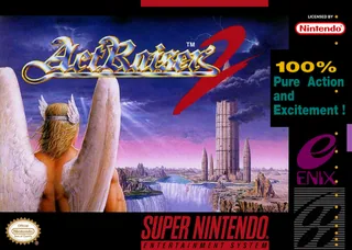 Capa de ActRaiser 2 (EUA)
