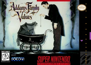Capa de Addams Family Values (EUA)