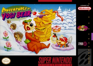 Capa de Adventures of Yogi Bear (EUA)