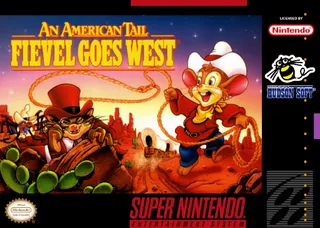 Capa de An American Tail - Fievel Goes West (EUA)