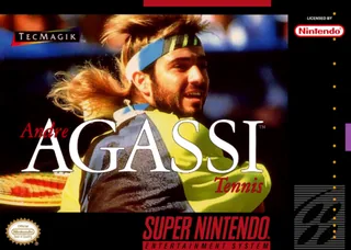 Capa de Andre Agassi Tennis (EUA)