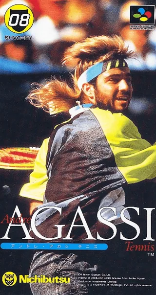 Capa de Andre Agassi Tennis (Japão)