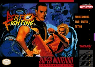 Capa de Art of Fighting (EUA)