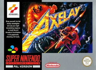 Capa de Axelay (Europa)