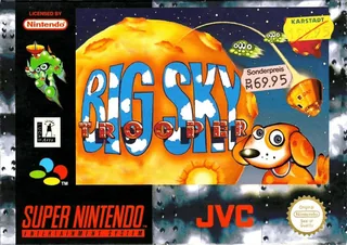 Capa de Big Sky Trooper (Europa)