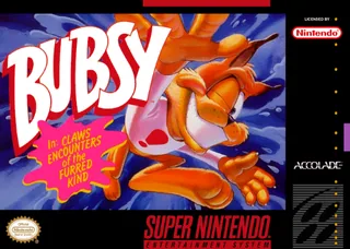Capa de Bubsy in - Claws Encounters of the Furred Kind (EUA)