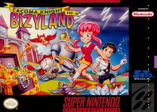 Capa de Cacoma Knight in Bizyland (EUA)