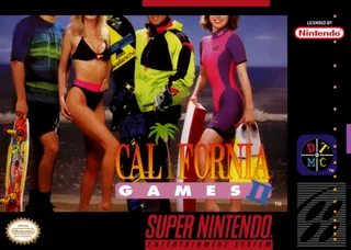 Capa de California Games II (EUA)
