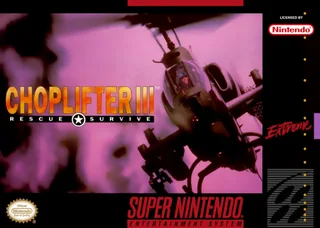 Capa de Choplifter III - Rescue-Survive (EUA)