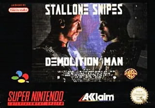 Capa de Demolition Man (Europa)