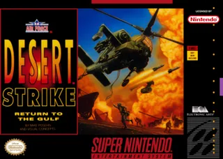 Capa de Desert Strike - Return to the Gulf (EUA)