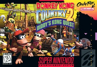 Capa de Donkey Kong Country 2 - Diddy's Kong Quest (EUA)