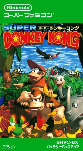 Capa de Donkey Kong Country (Japão)
