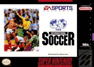 Capa de FIFA International Soccer (EUA)