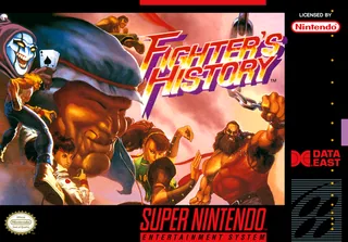 Capa de Fighter's History (EUA)