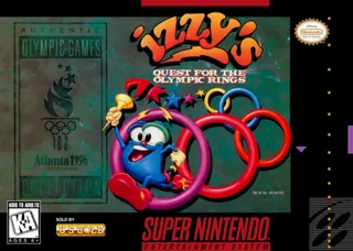 Capa de Izzy's Quest for the Olympic Rings (EUA)