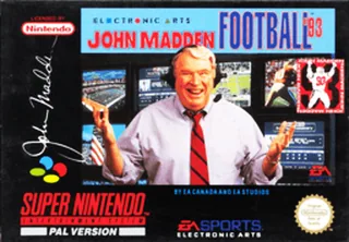 Capa de John Madden Football '93 (Europa)