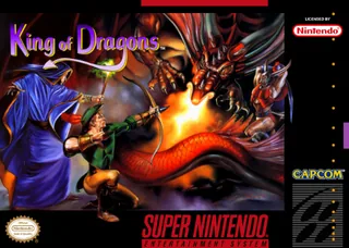 Capa de King of Dragons (EUA)