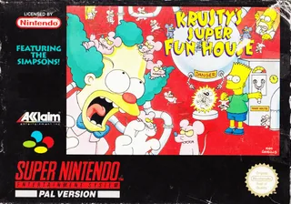 Capa de Krusty's Super Fun House (Europa)