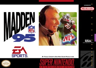 Capa de Madden NFL 95 (EUA)