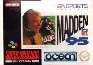 Capa de Madden NFL 95 (Europa)