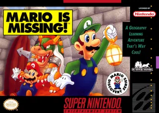 Capa de Mario Is Missing! (EUA)