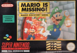 Capa de Mario Is Missing! (Europa)