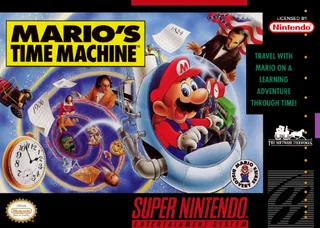 Capa de Mario's Time Machine (EUA)