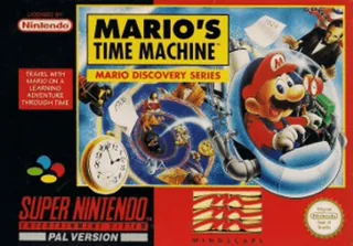 Capa de Mario's Time Machine (Europa)
