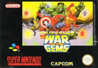 Capa de Marvel Super Heroes in War of the Gems (Europa)