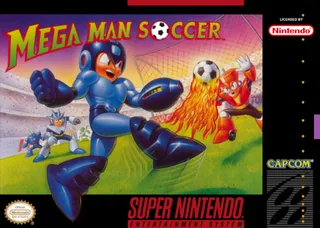 Capa de Mega Man Soccer (EUA)