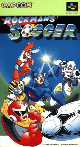 Capa de Mega Man Soccer (Japão)