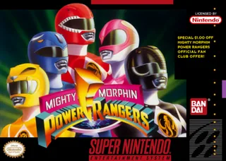 Capa de Mighty Morphin Power Rangers (EUA)