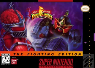Capa de Mighty Morphin Power Rangers - The Fighting Edition (EUA)
