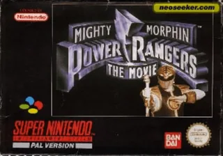 Capa de Mighty Morphin Power Rangers - The Movie (Europa)
