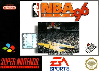 Capa de NBA Live 96 (Europa)