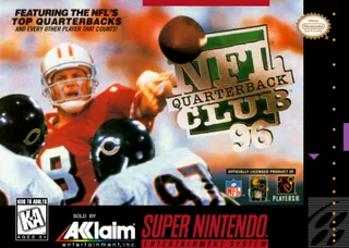 Capa de NFL Quarterback Club 96 (EUA)