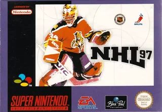 Capa de NHL 97 (Europa)