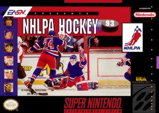 Capa de NHLPA Hockey 93 (EUA)