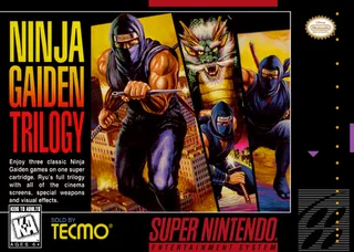 Capa de Ninja Gaiden Trilogy (EUA)