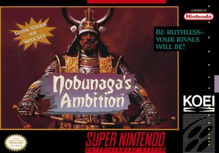 Capa de Nobunaga's Ambition (EUA)