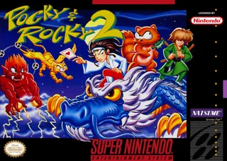 Capa de Pocky & Rocky 2 (EUA)