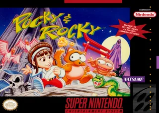 Capa de Pocky & Rocky (EUA)