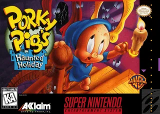 Capa de Porky Pig's Haunted Holiday (EUA)