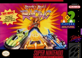 Capa de Rock N' Roll Racing (EUA)