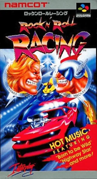 Capa de Rock N' Roll Racing (Japão)