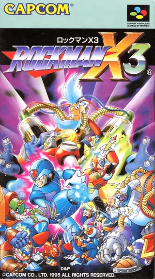 Capa de Rockman X3 (Japão)