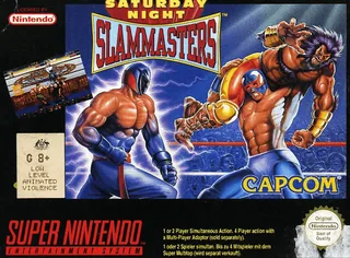 Capa de Saturday Night Slam Masters (Europa)