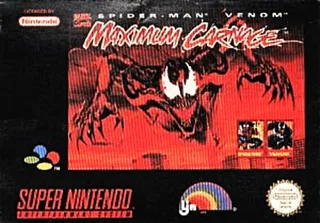 Capa de Spider-Man - Venom - Maximum Carnage (Europa)